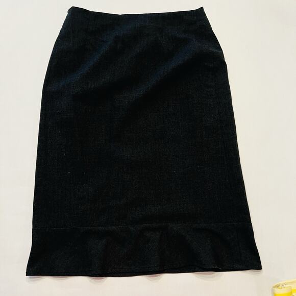 Old Navy Collection Women’s Sz 4 Dark Gray Skirt Lined (A0127) - Picture 2 of 3
